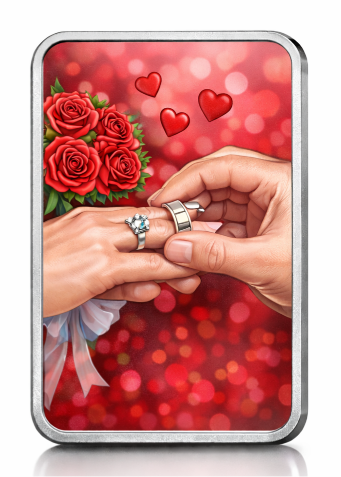 Magi 100gm 999 Silver Just Married