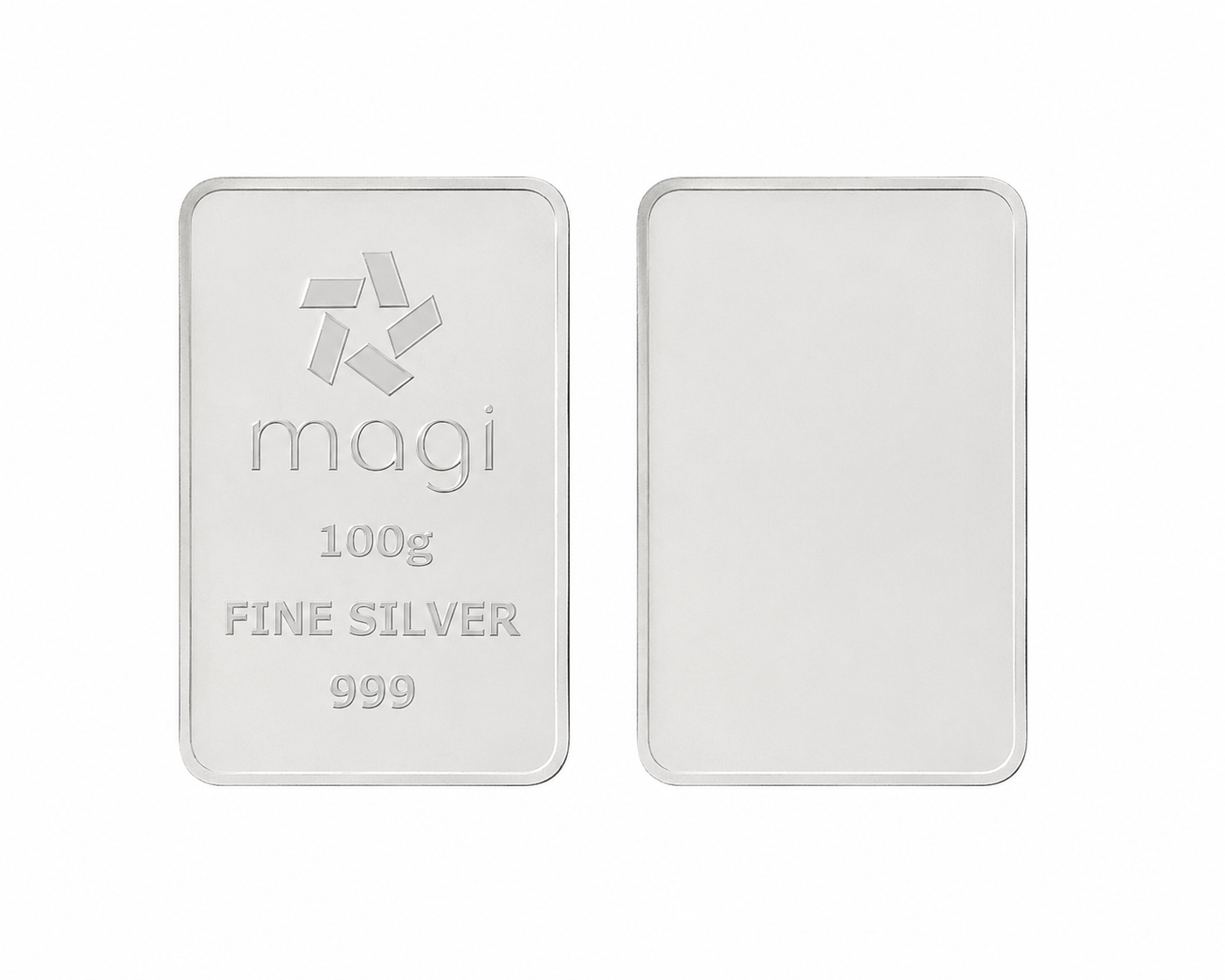 Magi 999 Silver Blank 100g bar