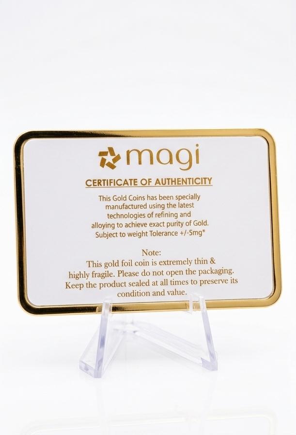 Magi Light Weight 200mg Pure Gold Lakshmi Design